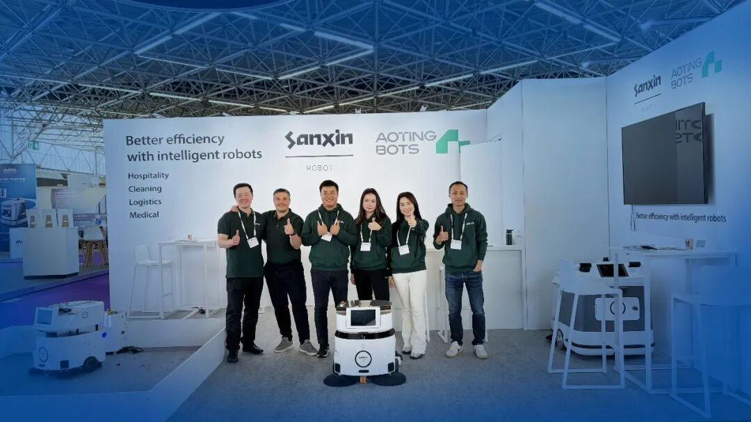 澳汀机器人亮相阿姆斯特丹清洁展，定制化无水方案圈粉欧洲物业